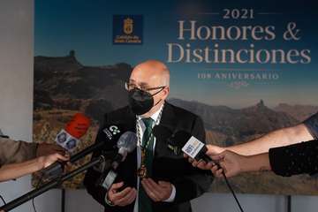 Ceremonia de entrega de Honores y Distinciones 2021 del Cabildo de Gran Canaria/TA.